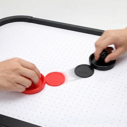 TIESOME 2.5 Inch Hockey Pucks, 8Pcs Professional Air Hockey Pucks for Air Hockey Table Compatible with Standard Pushers and Goals Hockeys Replacement Puck Parts Set Game Tables Accessories