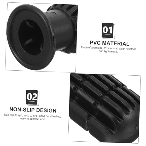 Mikinona Anti-Skid Foosball Handles PVC Table Soccer Grips Replacement for Football Machine Rods Non-Slip Comfortable Foosball Table Accessories for Stable Game Control
