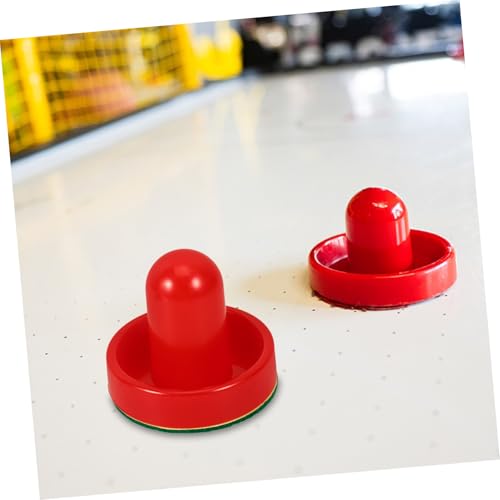 BESPORTBLE 1set Ice Hockey Pucks and Paddles Accessories for Tables Includes Strikers and Pucks for Home and Carnival Use