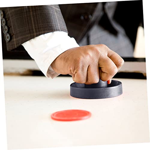 VANZACK 1set Air Hockey Pucks and Accessories Kit Pucks Strikers and Cloths for Rooms and Carnivals