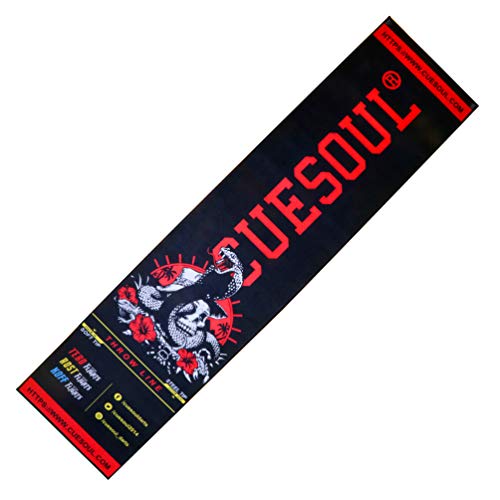 CUESOUL Heavy Duty Darts Mat Includes Both Official Soft & Steel Tip Throwline
