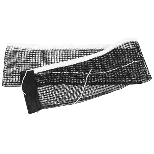 Table Tennis Net 182x15cm Thread Black Portable Replacement Net with Grip Holder for Indoor Outdoor Training and Leisure Games