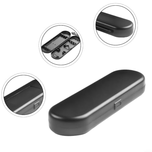 Plastic Darts Case Hard Shell Organizer for Steel Tip Soft Tip Darts Shafts Flights Tips Portable Travel Storage Box Black 3 Holder