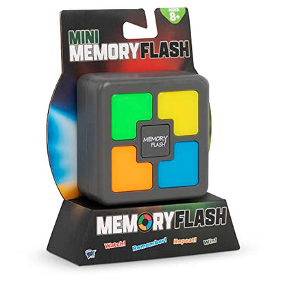 Point Games Handheld Memory Game, Kids Electronic Games, Sequence Fun for Kids with Lights & Sounds, Brain Challenge for Boys & Girls Ages 8+ - style: Square Memory Flash