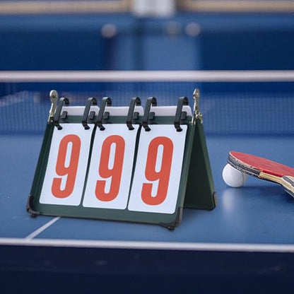 harayaa Sports Scoreboard Tabletop Portable Flip Number Score Board Score Counter Flippers Lightweight Water Resistant Suitable for Soccer Basketball