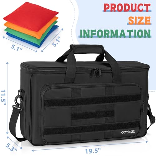 Cornhole Bag Carrying Case Holds Regulation Sized Professional Cornhole Bags - size: Holds 32 cornhole bags