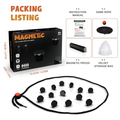 Magnetic Chess Game Set Battle Chess Suitable for Ages 12+ Kids with Magnetic Effects, Educational Chess Game, Surprise Toy, Party Supplies for Family Gatherings and Travel