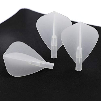 CUESOUL TERO AK4 Dart Flight Standard Shape/Shield Shape/Diamond Shape - color: Kite shape-Transparent