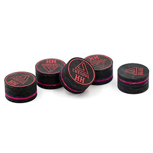 CUESOUL Cue Tips-Pool Cue Tip/Snooker Cue Tip/Glue on Tip - color: Pool cue tip-HH