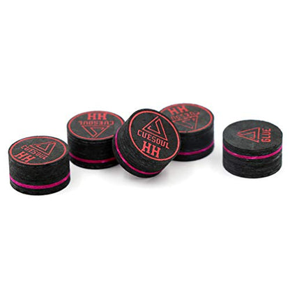 CUESOUL Cue Tips-Pool Cue Tip/Snooker Cue Tip/Glue on Tip - color: Pool cue tip-HH
