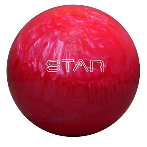 ELITE Star Polyester Bowling Ball - Customizable with Basic Drilling & Engraving Options - Great for Spare Shooting, League, Straight Bowlers - Beginner Entry Level - color: Pink Pearl, size: 13 lbs