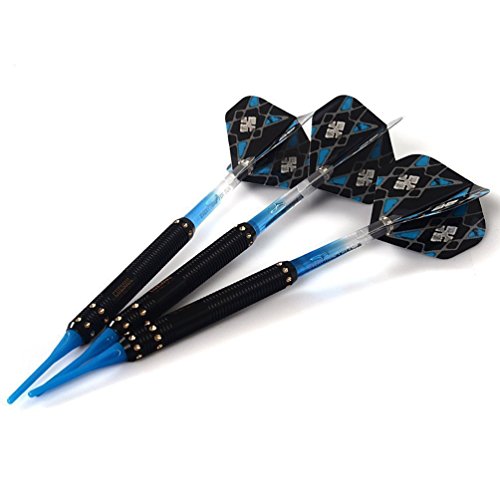 CUESOUL Soft Tip Darts Set Plastic Tip with Dart Case - color: 16g-Brass