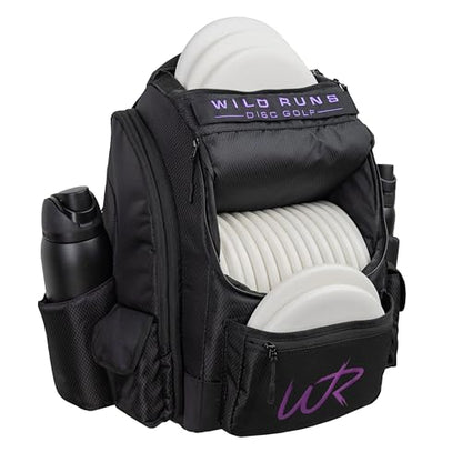 Premium Disc Golf Bag, 30+ Disc Capacity, Comfortable Shoulder Straps, Water-Proof Polyester Fabric