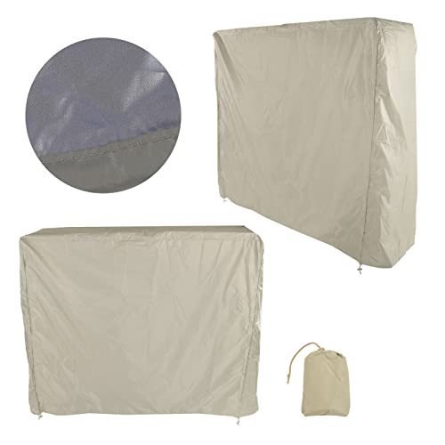 Pong Table Cover, Waterproof Pong Table Cover, 190 Silver Plated Polyester Taffeta, Waterproof Patio Table Cover, Beige