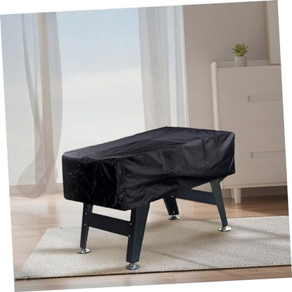 BESPORTBLE Foosball Table Cover Protective Cover for Indoor Football Table Easy to Install Fits Standard Black