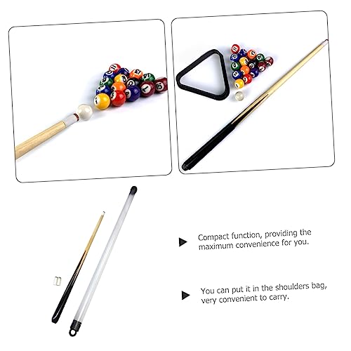 Wooden Pool Cue Stick for Boy Girl Billiard Cue Case for for Boy Girl Hardwood Design