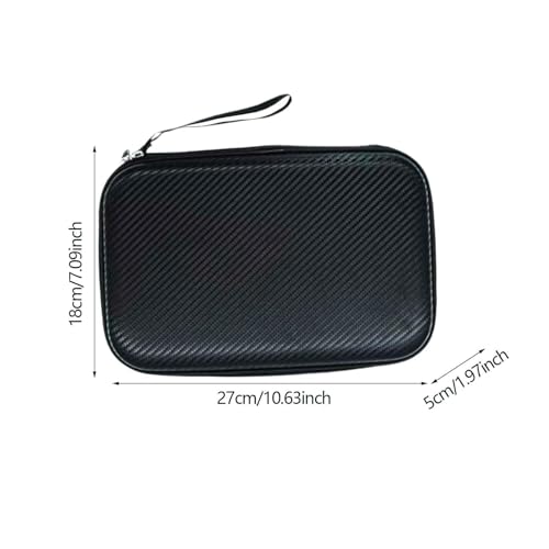 Colaxi Hard Shell Pong Paddle Case, Table Tennis Paddle Storage Bag Waterproof Protector Carrier Holder Racket Protective Cover
