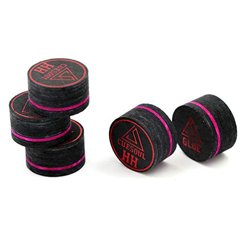 CUESOUL Cue Tips-Pool Cue Tip/Snooker Cue Tip/Glue on Tip - color: Pool cue tip-HH