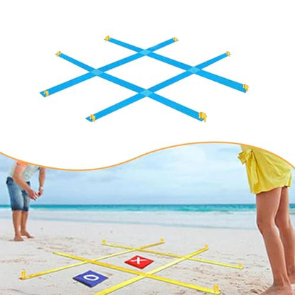 Large Set with Fixing Stakes, Ideal for Picnics in The Garden Or Lawn. - color: Blue a