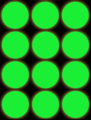 Recreational-Quality (1-Star, 40mm) Ping Pong Balls (Glow-in-Dark Green, 12-Pack)