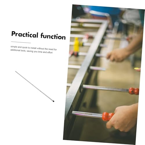 Toddmomy Desk Soccer Machine Accessory Precision Engineered Table Football Replacement Rod with Ergonomic Grip Diameter Durable Steel for Enhanced Gameplay Easy Setup