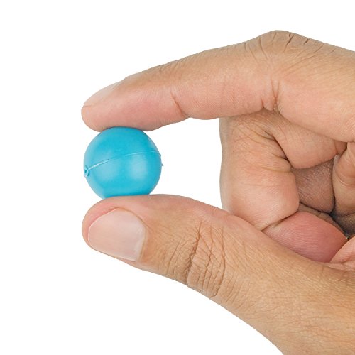 Fairly Odd Novelties 3/4" Mini Ping Pong/Table Tennis/Beer Pong Round Balls (100 Pack), 19mm, Blue - color: Blue