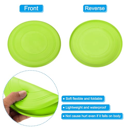 PATIKIL Flying Disc, Flying Discs Soft Waterproof for Adults Dog Playing Sport Game - color: Green