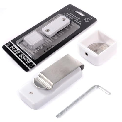 CUESOUL Billiards Magnetic Pool Cue Chalk Holder for Billiard Belt Clip - color: White