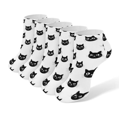 5 Pairs Women’s Low Cut Ankle Socks, Soft Athletic No Show for Running Yoga Daily Wear - color: Picture (5)