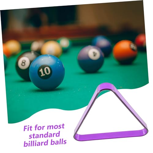 Table Billiard Rack Triangle Mini Pool Balls Holder for Billiards Durable Balls Storage Rack for Cue and Pool Compact Design for Easy Use