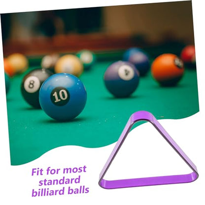 Table Billiard Rack Triangle Mini Pool Balls Holder for Billiards Durable Balls Storage Rack for Cue and Pool Compact Design for Easy Use