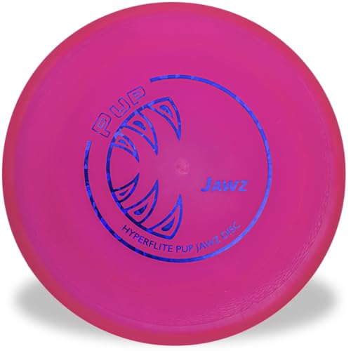 Hyperflite Pup Jawz Puncture Resistant Dog Flying Disc, Small Dogs | Puncture Resistant, Competition Approved | 7-inch, 90g | Small Dogs | Pink - color: Pink