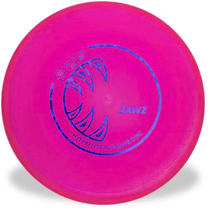 Hyperflite Pup Jawz Puncture Resistant Dog Flying Disc, Small Dogs | Puncture Resistant, Competition Approved | 7-inch, 90g | Small Dogs | Pink - color: Pink