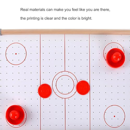 Mini Air Hockey Table, Air Hockey Tabletop Game Machine, Home Leisure Sports Arcade Table Games for Kids and Adults