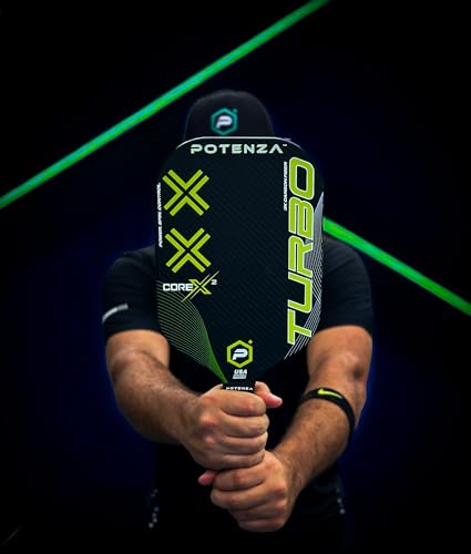 POTENZA Turbo+ Pro Pickleball Paddle (3K Carbon Fiber, 16mm COREx2)