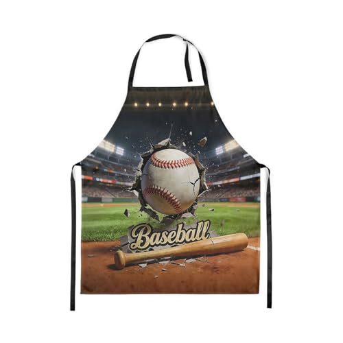 Castle Fairy Cartoon Baseball Kitchen Apron,Bow Knots Waterproof Apron - color: White Green Khaki
