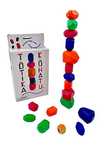 A Wood Rock Stacking Game