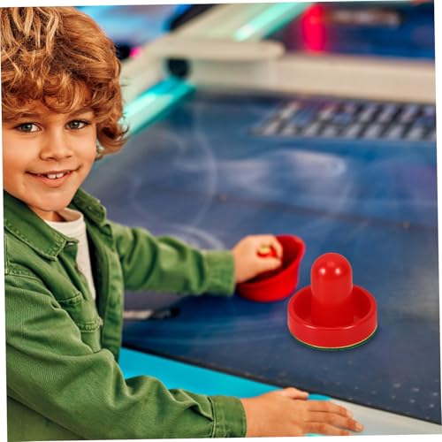 Happyyami 1 Set Ice Hockey Paddles and Pucks Set Pushers Balls for Table Hockey Games Indoor Activities and Carnival Fun