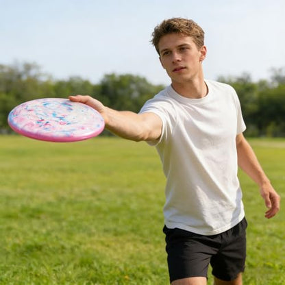 MiOYOOW Flying Disc, 175g 10.8 Inch Outdoor Recreation Disc, Stable Flight for Adults Beach Camping Team Playing - color: Color 1
