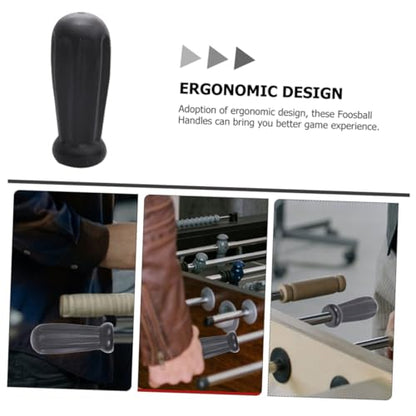 BESPORTBLE 2pairs Durable Foosball Handles Non-Slip Table Soccer Grips for Standard Foosball Tables Easy to Install Replacement Parts for Experience