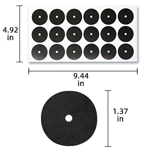 Scott Edward Pool Table Marker Dots, Billiard Point Sticker, Snooker Spot, Billiard Accessories 1/2/3 Sheets - color: 1 Sheet Large
