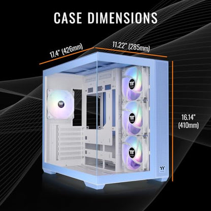 Thermaltake LCGS View i1470TH-380 Gaming Desktop (Intel® Core™ i9-14900KF, ToughRam 32GB DDR5 6400MT/s RGB Memory, NVIDIA® GeForce RTX™ 5070 Ti, 2TB NVMe M.2, WiFi, Windows 11) V38H-Z790-57T-LCS - size: 14900KF, style: 5070Ti