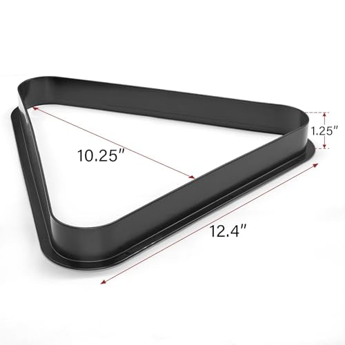 Plastic Pool Ball Rack Billiard Ball Triangle Rack, Pool Table Ball Holder Positioning Rack,2-1/4" Pool Ball Rack