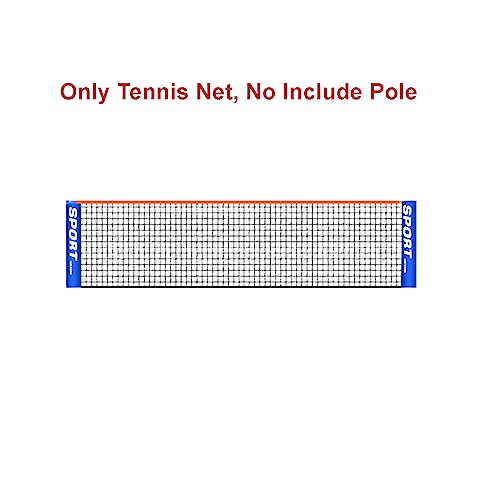 Badminton Pickleball Net, Polyester Badminton Net Replacement, Kids Adult Volleyball Training Net for Tennis, Volleyball, Only Tennis Net,No Include Pole - size: 5.1m