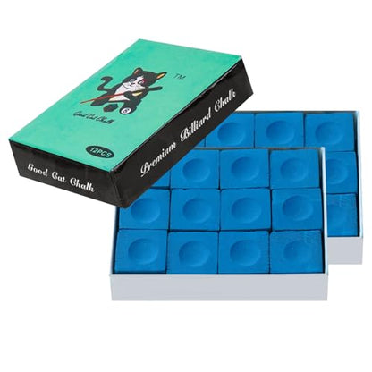 Pool Cue Chalk – Professional Billiard Chalk Set, Bulk Packs Available (12PCS / 24PCS / 144PCS), Long-Lasting Grip, Anti-Miscue, Low Deflection Cue Tip Chalk - size: 2Pack Set Of 24PCS