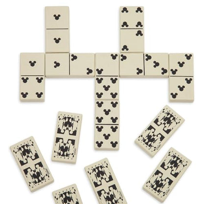 Disney Store Dolls & Games Mickey Mouse Deluxe Game Set - Includes Disney Chess Set, Checkers Pieces, Backgammon Board, Playing Cards, Poker Chips, Dice & Shaker Cup in Self-Contained Wooden Box