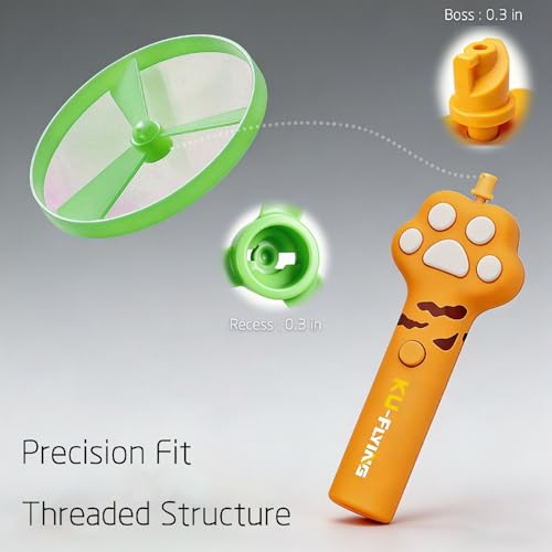 20Pcs Cat Toy Flying Discs, Interactive Cat Fetch Toy for Indoor Cats, Chasing Hunting Training Toys for Kittens & Adult Cats（20Pcs） - color: 20 PCS Disc
