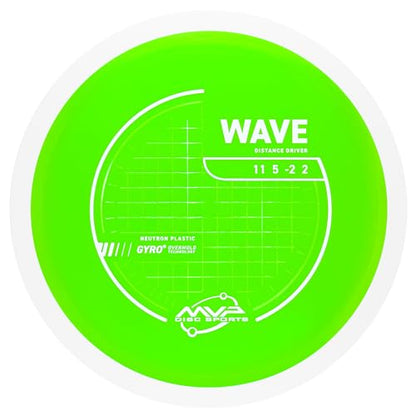 MVP Disc Sports Neutron Wave Disc Golf Distance Driver (Colors May Vary) - size: 170-175g