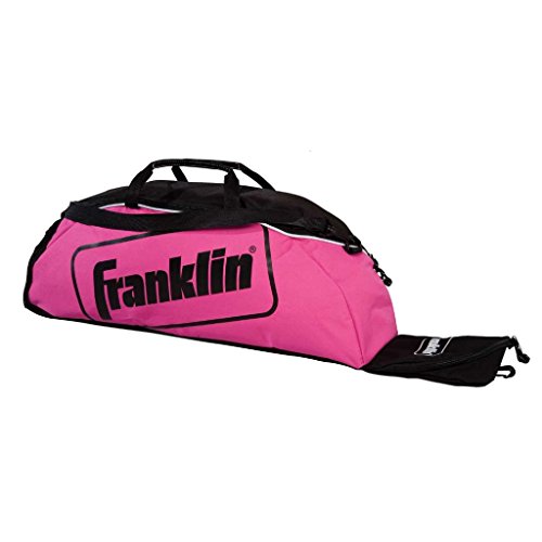 Franklin Sports Youth Baseball + Softball Bat Bag - Boys + Girls Tee Ball, Softball + Baseball Bag for Kids - color: Pink