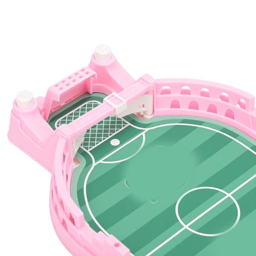 Success Soccer Game Board, Parent Child Interactive Foosball Tabletop, Mini Football Game for Kids Ages 3+ Years Old, Portable Travel Toy for Family Bonding - color: Pink